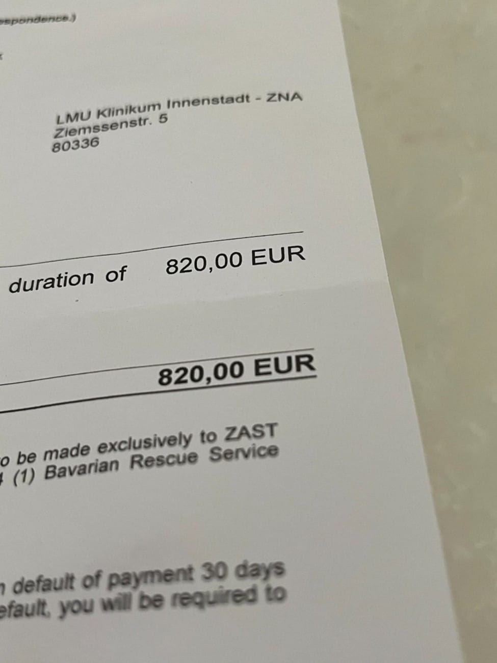 The German Ambulance Debacle That Cost Me 820 EUR
